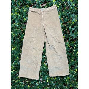 Universal Thread Tan Corderoy Sailor Wide Leg Size 8